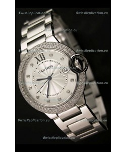 Balon Bleu de Cartier Mens Japanese Watch in Steel