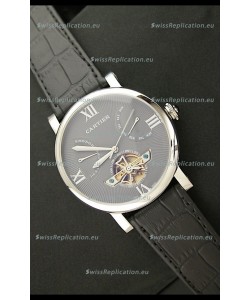 Cartier Calibre de Swiss Tourbillon Grey Watch
