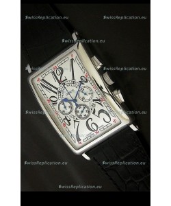 Franck Muller Long Island Japanese Replica Watch in White Dial