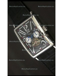 Franck Muller Tourbillon Japanese Replica Watch in Black Dial