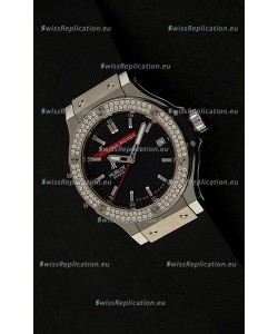 Hublot Luna Rossa Swiss Quartz Watch in Diamond Plated