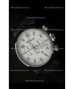Montblanc Timewalker Watch Chrono in White Dial