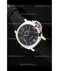 Panerai Luminor Marina Swiss Steel Watch Black Dial