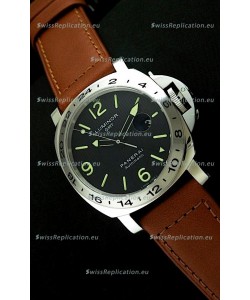 Panerai PAM029M Luminor GMT Swiss Watch - 1:1 Ultimate Mirror Replica