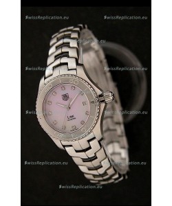 Tag Heuer Link Swiss Ladies Watch in Pink Dial
