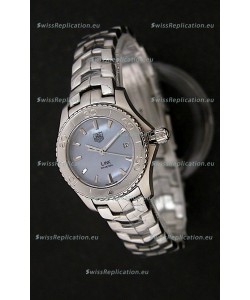 Tag Heuer Link Swiss Ladies Watch in Mother of Pearl Blue Dial