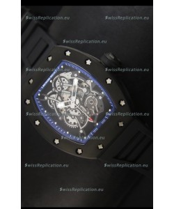 Richard Mille RM055 Bubba Watson Swiss Replica Watch in Blue Indexes