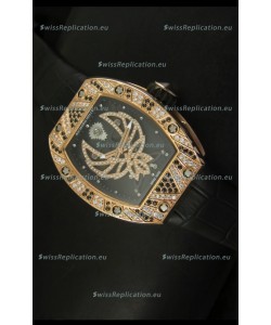 Richard Mille RM051 Tourbillon Swiss Watch in Pink Gold Case