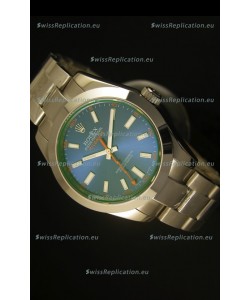 Rolex Milgauss 116400GV Swiss Watch with Blue Dial