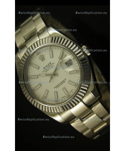 Rolex Datejust Swiss Watch in White Dial - 2836-2 ETA 