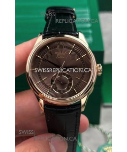Rolex Super Clone Cellini 50525 Brown Dial Rose Gold Super Clone Watch 