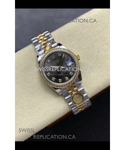 Rolex Super Clone Datejust 31MM Grey Dial Yellow Gold Super Clone Watch 
