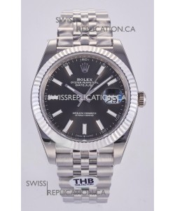 Datejust Super Clone 126334 Grey Dial 41MM FREE SPRUNG MVMNT 3235 Watch 