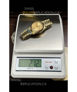 Rolex Day Date 228238 Yellow Gold in Gold Crystal Dial Super Clone Watch 
