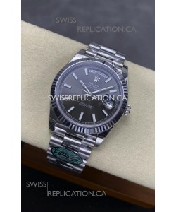 Rolex Day Date 228236 Stainless Steel Grey Dial Super Clone Watch 