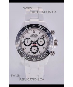 Rolex Daytona AET White Ceramic 4130 Movment Super Clone Watch 