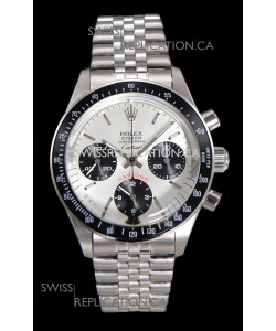 Rolex Daytona Paul Newman 37MM Cartier Edition Steel Dial Manual Wind Super Clone Watch 