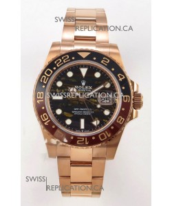 GMT Masters 126715CHNR Tiger Iron Dial Cal.3285 FREE SPRUNG MVMNT Super Clone 