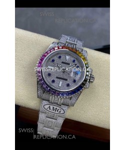 Rolex Submariner 116610 Iced Out Edition 9 Swiss Replica Watch 