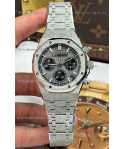 Audemars Piguet Royal Oak Chronograph 26240BC Frosted Grey Dial Super Clone Watch 