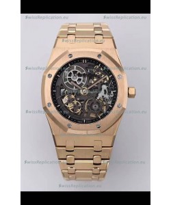 Audemars Piguet Super Clone Royal Oak Jumbo Extra-Thin Rose Gold Casing Watch 