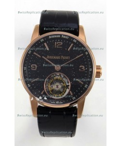 Audemars Piguet CODE 11.59 29396 Rose Gold Black Aventurine Enamel Super Clone Watch 