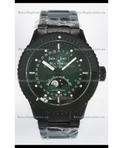 Blancpain Bathyscaphe Ceramic Casing Superclone Watch in Green Dial 