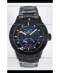 Blancpain Bathyscaphe Ceramic Casing Superclone Watch in Blue Dial 