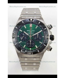 Breitling Chronomat Super Clone B01 42 Edition Swiss 904L Steel Watch Green Dial