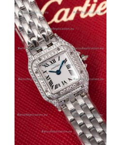 Cartier PANTHERE Superclone 20MM Swiss Replica Watch in Steel Case