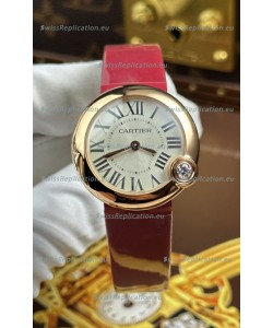 Ballon Blanc De Cartier Swiss Quartz Replica Watch in Rose Gold Casing