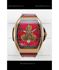 Franck Muller Vanguard Skenderbeu Rose Gold Swiss Replica Watch 