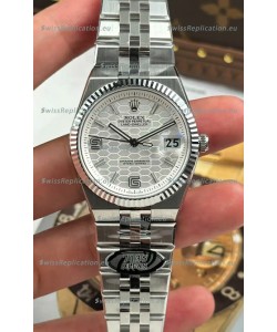 Rolex Land-Dweller 127234 Steel Honeycomb 36MM Swiss Replica Watch 