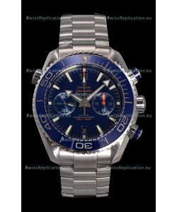 Omega Super Clone Planet Ocean 600M Chronograph 904L Steel Replica Watch 