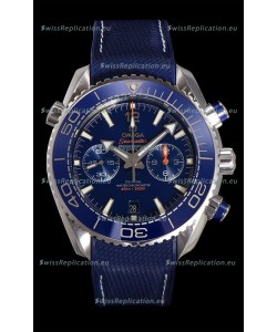 Omega Super Clone Planet Ocean 600M Chronograph 904L Steel Replica Watch 