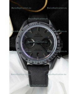 Omega Speedmaster Dark Side of the Moon Black Strap - 1:1 Super clone Replica Watch