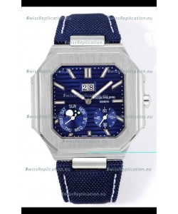 Patek Philippe Cubitus 5822 904L Steel Casing Blue Dial Swiss Replica Watch