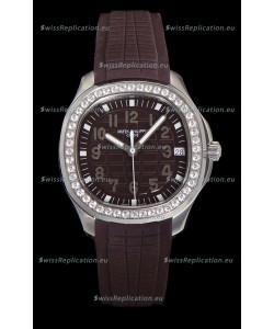 Patek Philippe Super Clone Aquanaut Stainless Steel Brown Dial 38.5MM Watch 