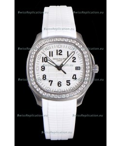 Patek Philippe Super Clone Aquanaut Stainless Steel White Dial 38.5MM Watch 
