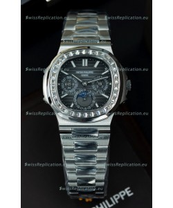 Patek Philippe Nautilus 5740 Perpetual Calendar Stainless Steel Grey Dial Swiss Replica Watch