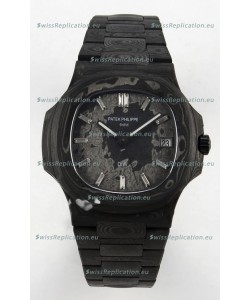 Patek Philippe Nautilus 5711 DiW Black Carbon Dial 1:1 Mirror Swiss Replica Watch