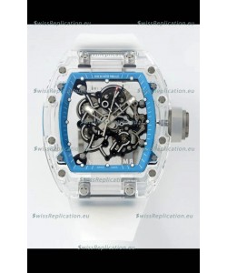 Richard Mille RM055 Transparent Sapphires Casing with Genuine Tourbillon Super Clone Watch
