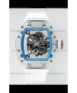 Richard Mille RM055 Transparent Sapphires Casing with Genuine Tourbillon Super Clone Watch