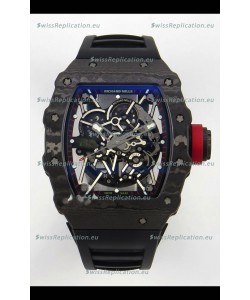 Richard Mille Super Clone RM035-02 Carbon Casing Watch with RMAL1 Movement 