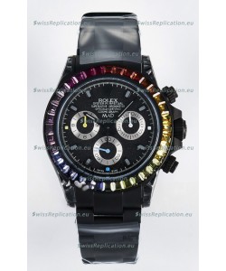 Rolex Daytona MAD 1:1 Swiss Mirror Replica Black Dial Cal.4130 Movement