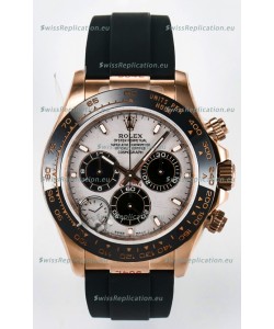 Rolex Daytona Super Clone 116518 Rose Gold Meteorite Dial Original Cal.4130 Movement
