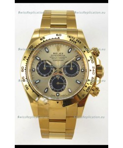 Rolex Daytona Super Clone 116508 Yellow Gold - Gold Dial Original Cal.4131 Movement