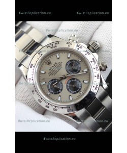 Rolex Daytona Japanese Movement Replica Watch in Grey Dial 