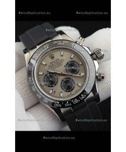 Rolex Daytona Japanese Movement Steel Casing Replica Watch in Grey Dial