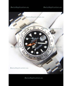 Rolex Explorer II Japanese Movement Replica Watch in Steel Casing Black Dial